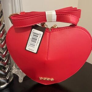 Bebe Red Heart Mini Bag